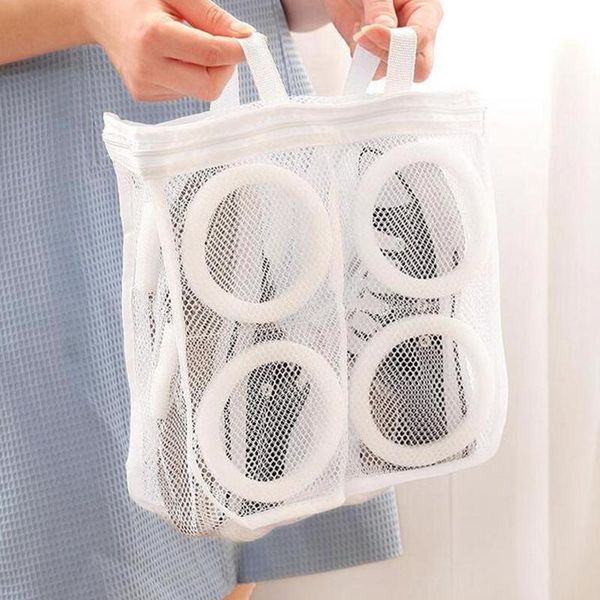 

laundry bags portable bag for shoes washing mesh organizer