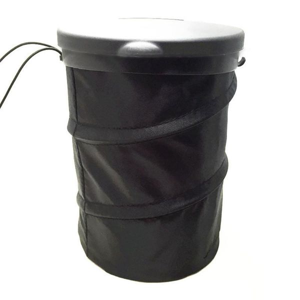 

foldable design car auto garbage can trash leakproof bin organizer supplies other interior accessories