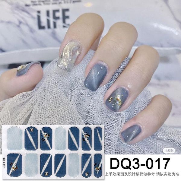 

bronzing laser nail stickers ins net red art polish film decoration dating party foil & decals, Black