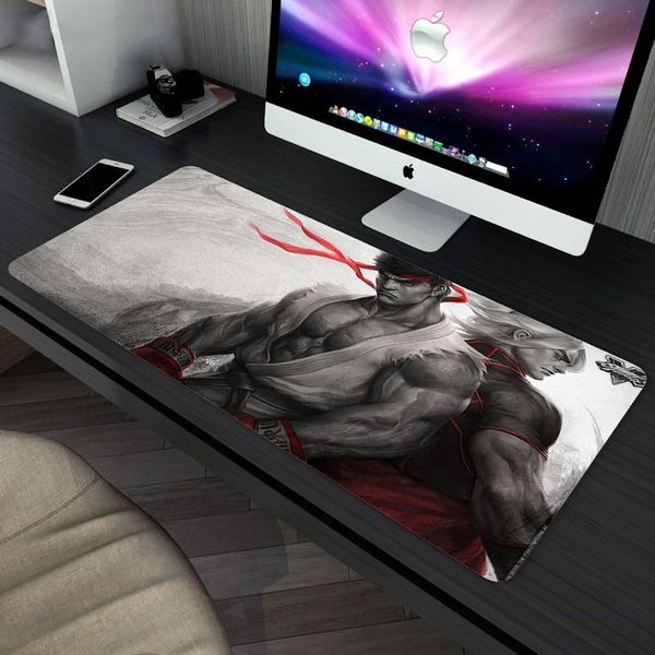

mouse pads & wrist rests 90x40cm large gaming pad lockedge mat for lapmousepad street-fighter size