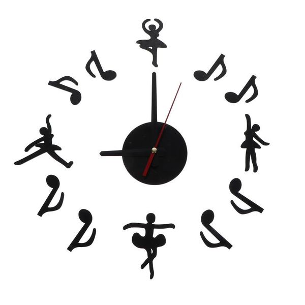 

wall clocks 1pc diy fashion hanging clock sticker mute simple home decor