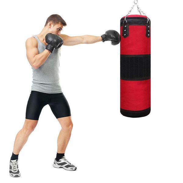 

sand bag empty boxing fight sandbags with gloves durable sanda karate thai training target kungfu exercise sport fitness equipment