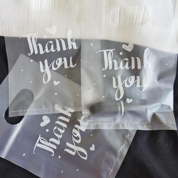 

gift wrap 100pcs mini thank you plastic bags wedding candy shopping carrier