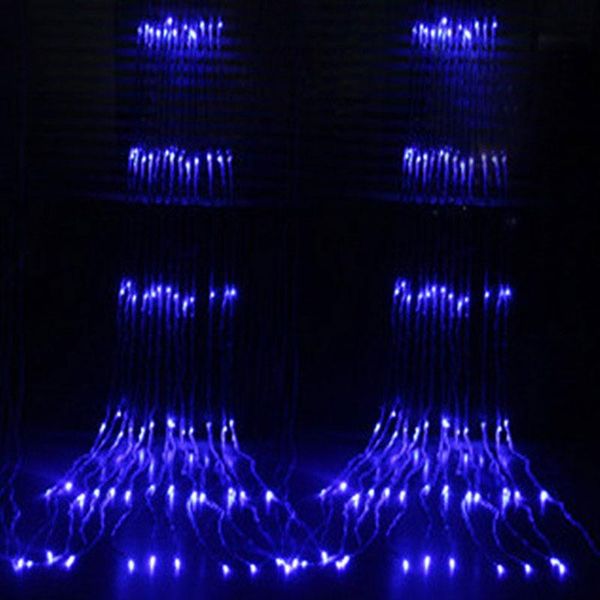 

party decoration year waterproof meteor shower rain led string lights outdoor christmas for wedding