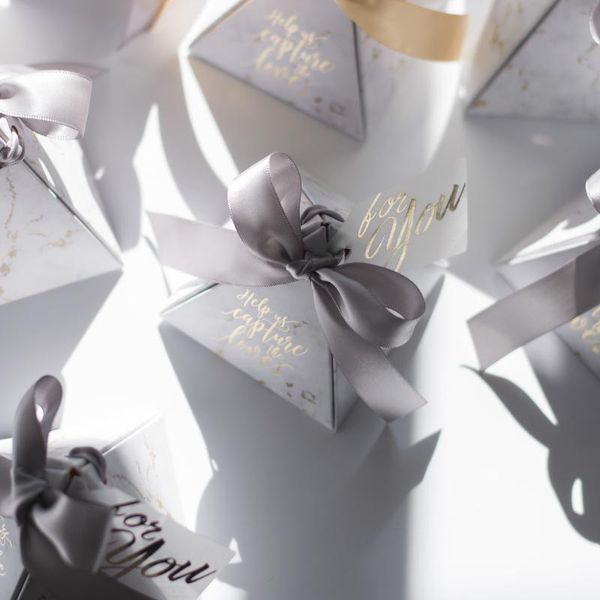 

gift wrap 20 pcs marble wedding candy box creative 2021 european style carton