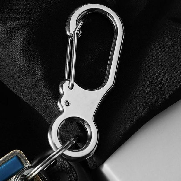 

cords, slings and webbing wolface 2pcs carabiner stainless steel key chain carabiners hook spring snap clip hooks keychain climbing equipmen