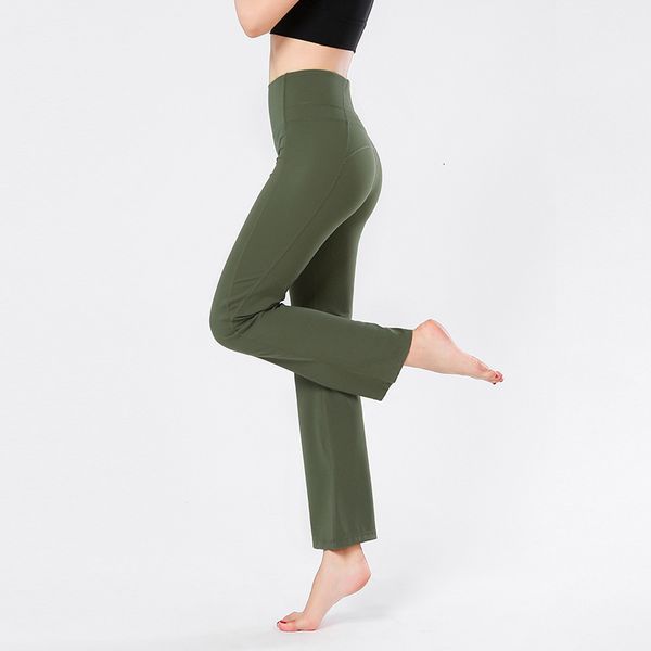 

luxury women's tracksuits yoga cloth close naked feeling high waist hip lift micro horn dancing bodybuilding women's yoga pants, Gray