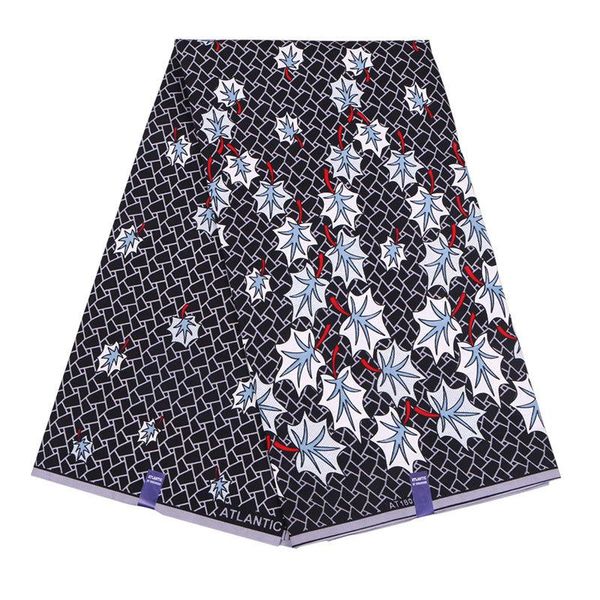 

ribbon veritable wax print gray fabric african real nigeria 6yards\set, Pink;blue