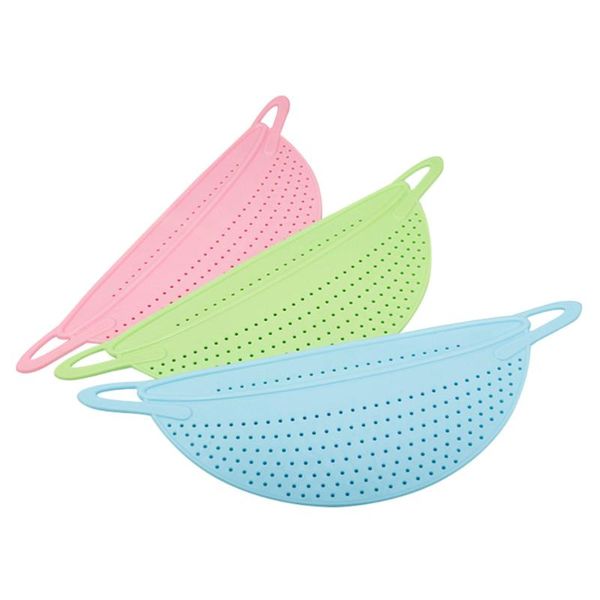 

coffee filters 3pcs pot strainer vegetable wash colander household water draining baffle