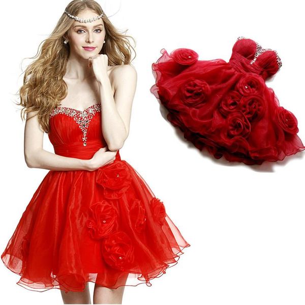 

party dresses red sweetheart a line beading short homecoming dress evening prom vestidos de fiesta formal special occasion, White;black
