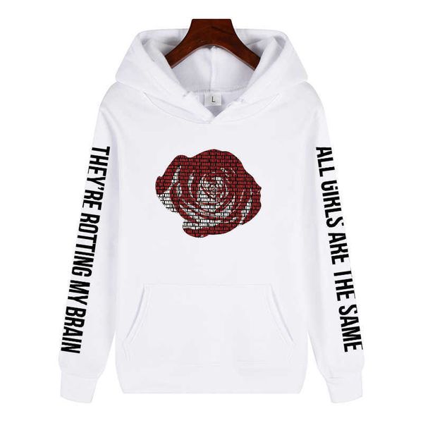 Rapper Juice Wrld Hoodies Männer/Frauen Neuankömmlinge Modedruck Pop Hip Hop Stil Rapa (alle Mädchen sind gleich) Sweatshirt Hoody