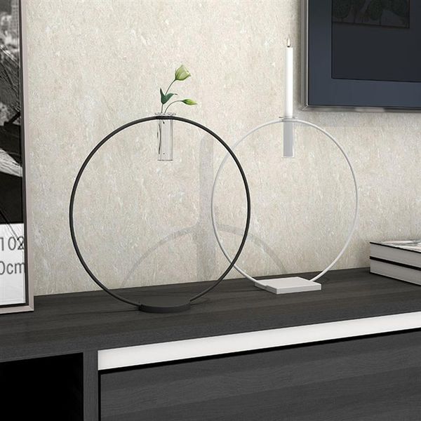 

candle holders metal round candlestick decorative candleholder shaped holder adornment table decoration for home