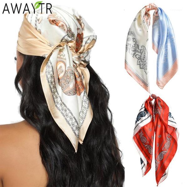 

floral print scrunchies hair scarf bohemia women ribbon hairbands streamers bow rope ties holder ponytail accessories1
