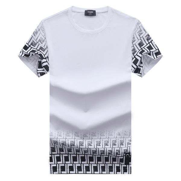 

mens t shirt summer polo shirts men women letter print short sleeve fashion man stylist casual round neck tees #40, White;black