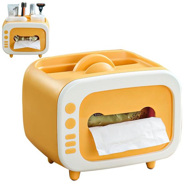 

tissue boxes & napkins box cover toilet paper holder napkin case dispenser remote control organizer container