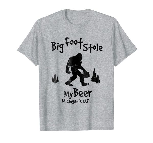

big foot stole my beer, White;black