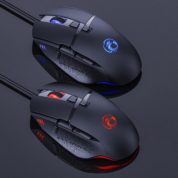 

mice imice t91 game ergonomics mouse usb wired tight 7200 dpi adjustable mute for pc laptop