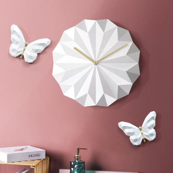 

wall clocks 12-inch decorative clock home decoration accessories living room bedroom office hanging quiet quartz