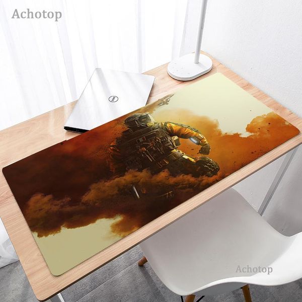 

mouse pads & wrist rests 900x400mm xxl rainbow six siege pad gamer large gaming keybord mousepad for computer pc desk mat anime mousemat rug