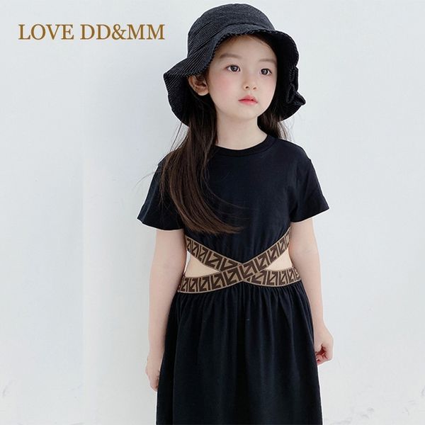 

love dd&mm girls dresses summer children's clothing cute girl cross comfortable princess dress 210715, Red;yellow