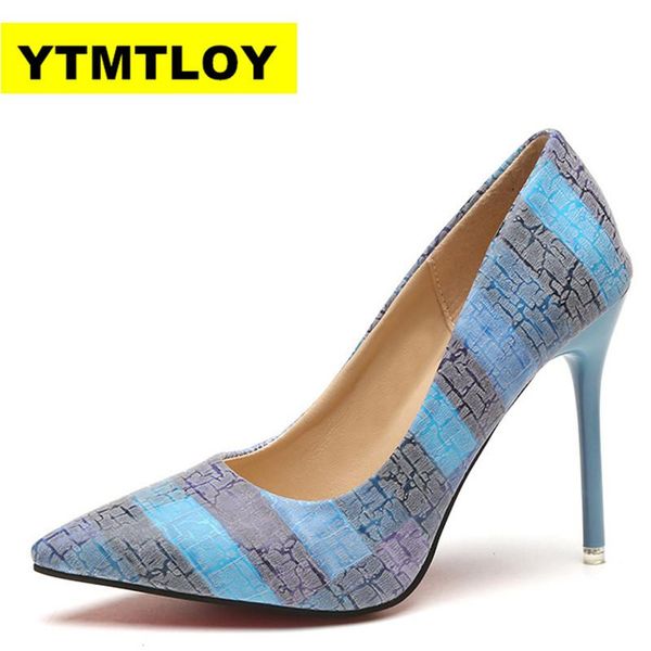 

women pumps party wedding shoes super high heel pointed toe zapatos mujer chaussure femme talon brand ladies 2021 dress, Black