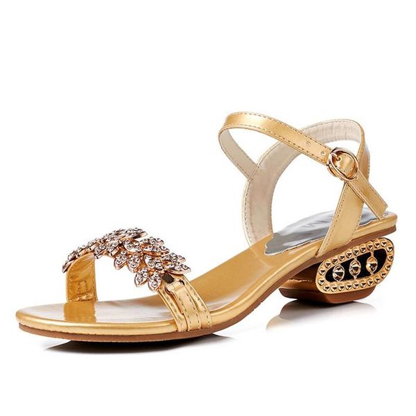 

dress shoes women summer 2021 ladies rhinestone heels sandals fashion gladiator sandalias elegantes, Black