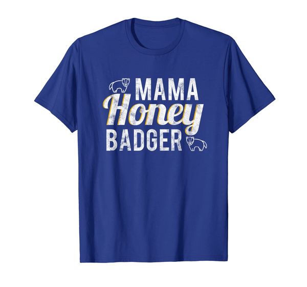 

womens vintage mama honey badger shirt, White;black