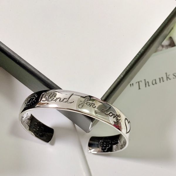 

adjustable open bracelet silver-plated silver bracelet for couple bracelet silver-plated bracelets supply, Black