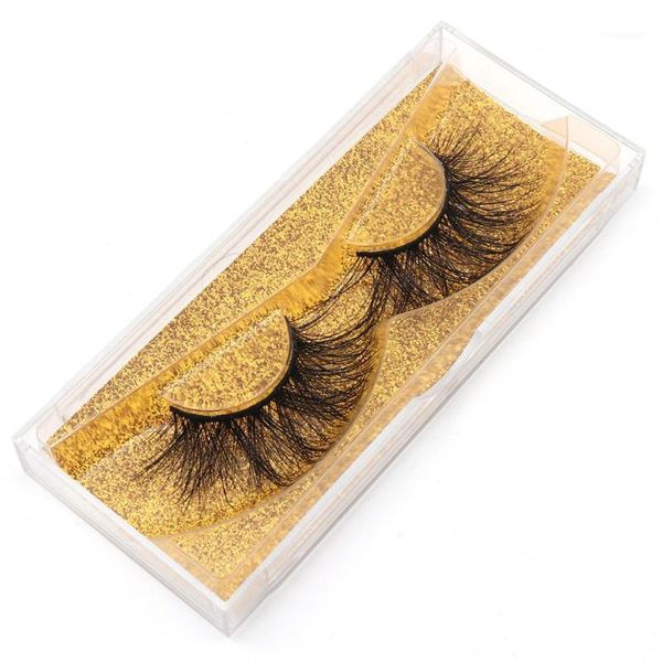 

mink false eyelashes handmade delicate fluffy soft long makeup tool.1