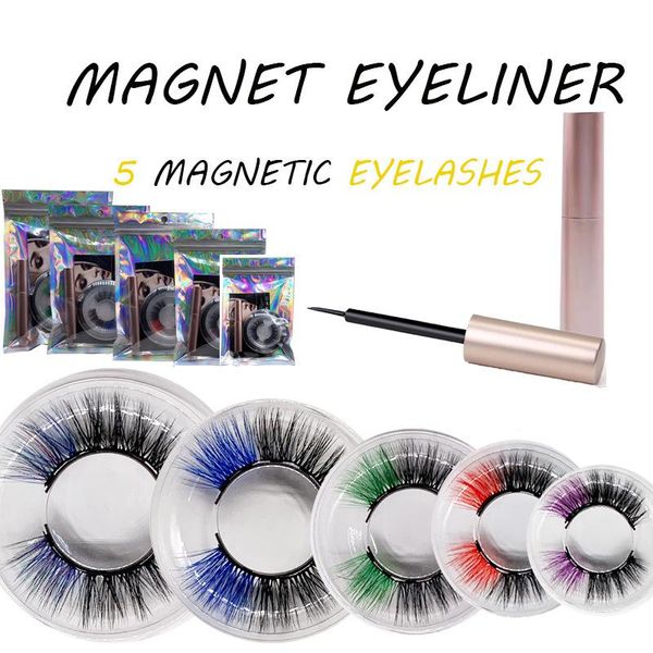 

false eyelashes magnetic eyelashes5 pairs hair natural lashes handmade long cross volume eyelash extension eyes makeup