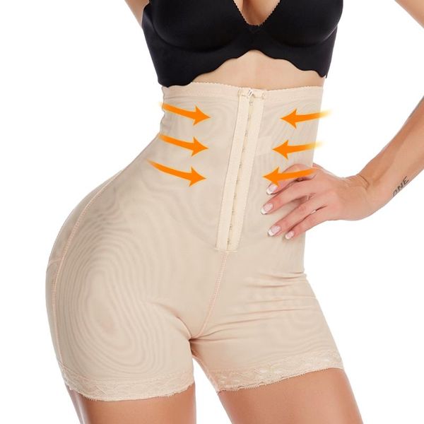 

women's shapers vip link big size waist trainer body shaper slimming shapewear control panties high-waist lap, Black;white