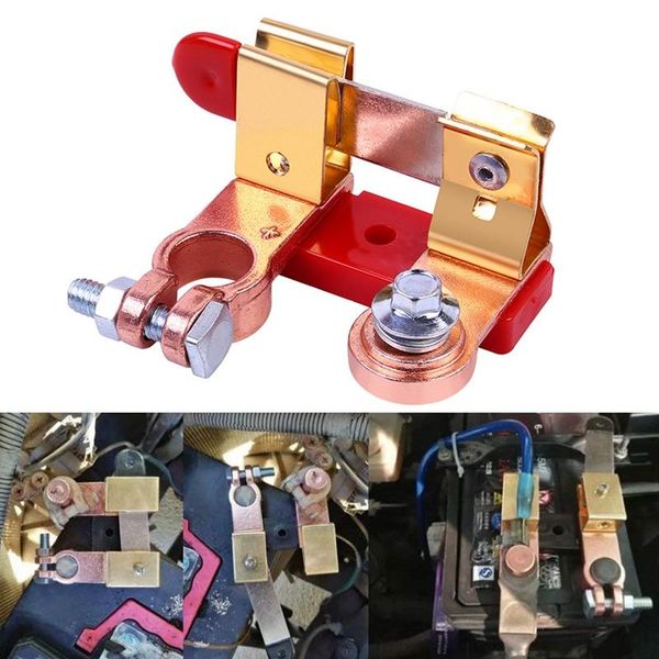 

12v/24v red brass car battery knife switch isolator on/off disconnect relays for rv boat marine yach atv parts
