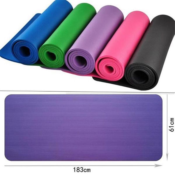 

yoga mats 183x61x1cm anti-slip mat pvc gymnastic sport health lose weight fitness exercise pad omen training