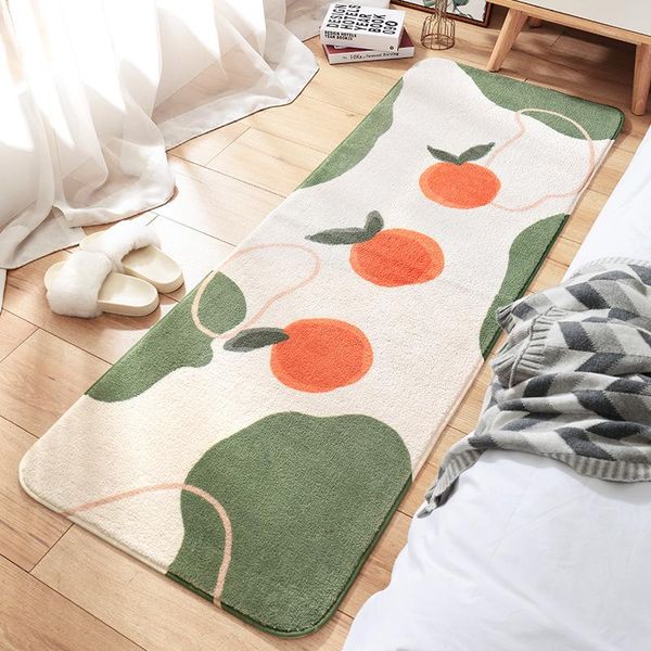 

bath mats soft anti-slip kitchen mat long bathroom rug plush bedroom living room floor carpet household bedside berber fleece