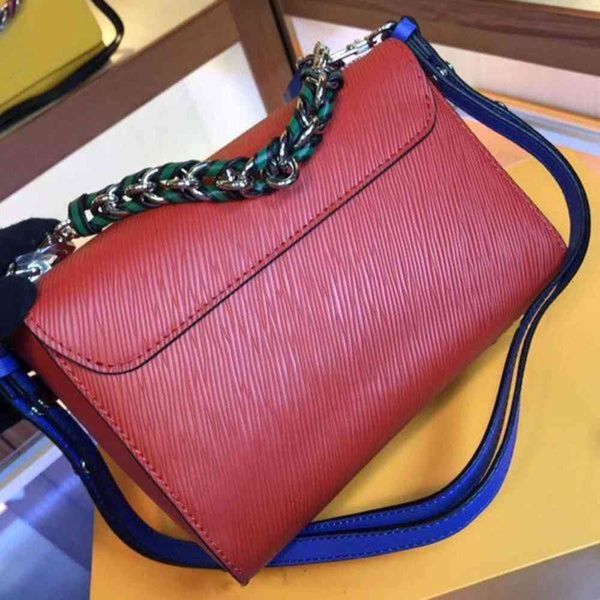 

women chain bags rotating button water ripple pattern satchel luxury designers real leather crossbody shoulder bag purse messenger handbag.a