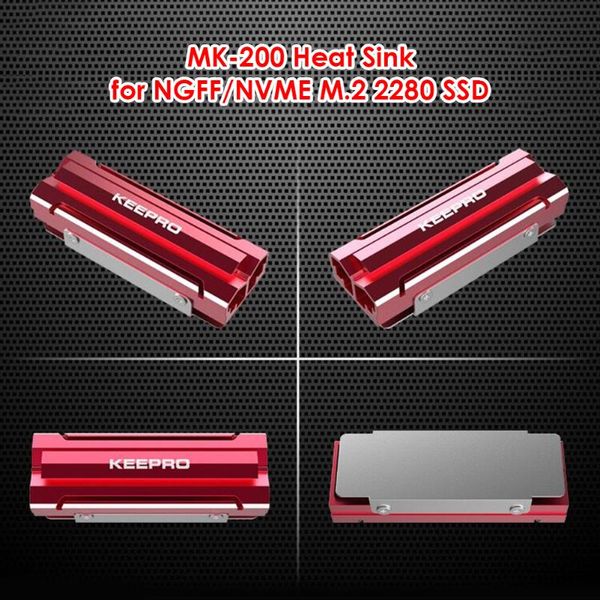 

-200 m.2 2280 ssd cooling heat sink radiator nvme dissipation thermal pad for household computer safety parts fans & coolings
