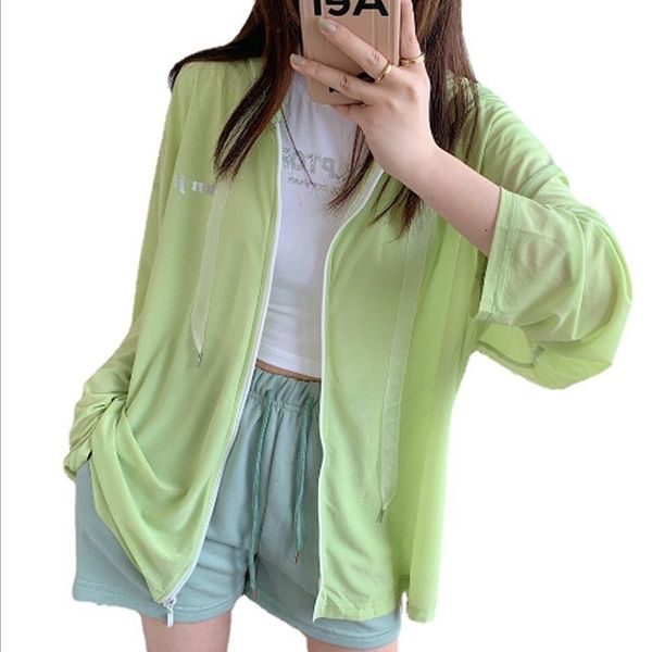

women's jackets women hooded sun protection clothing uv-resistant solid loose thin coat 21 summer purple breathable fashion female cx1, Black;brown