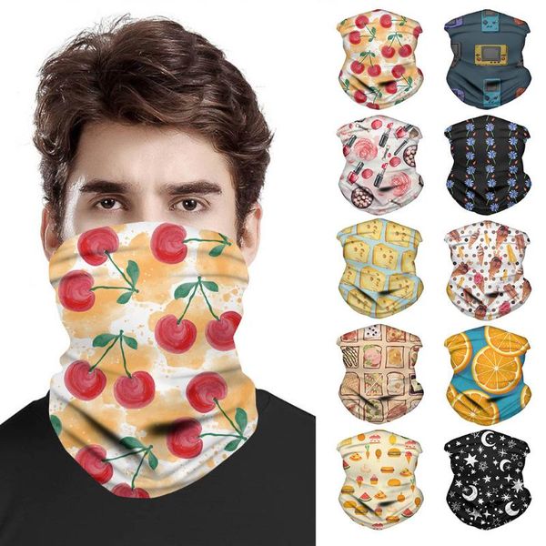 

outdoor sport hiking scarves magic scarf seamless bandana riding sweat absorption elasticity sunscreen sep 10 cycling caps & masks, Black
