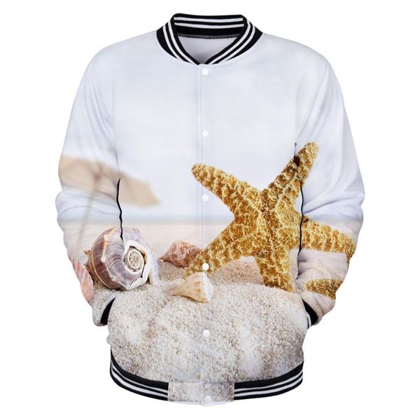 

women's jackets aikooki fashion beach coconut tree shell men women hoodies sea beautiful seaside view baseball mens button clothes, Black;brown