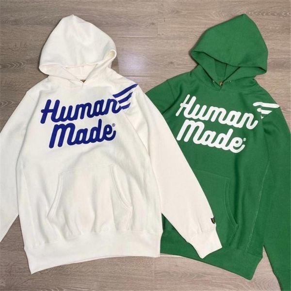 

men's hoodies & sweatshirts human made hoodie men women hoody pullover sweatshirt clothes harajuku, Black