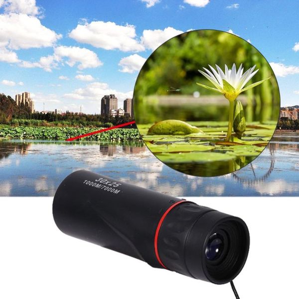 

telescopes 30 x 25 hd optical monocular low night vision waterproof mini portable zoomable 10x focus telescope for travel hunting scope