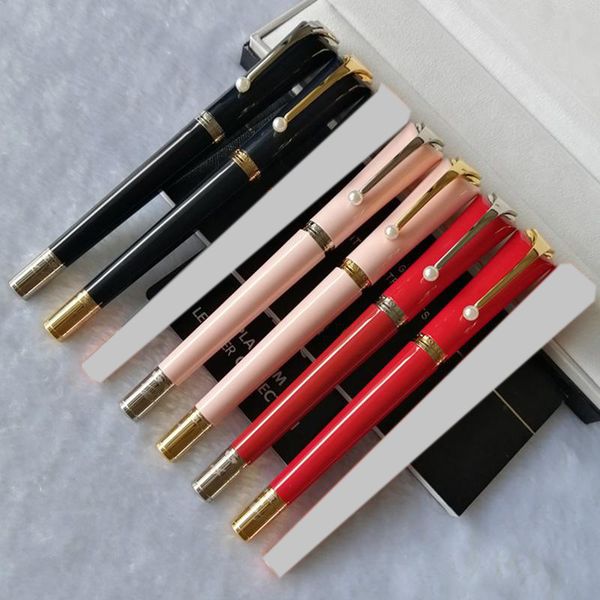 

yamalang signature pens luxury metal ballpoint rollerball pen for women writing office school supplie, Blue;orange