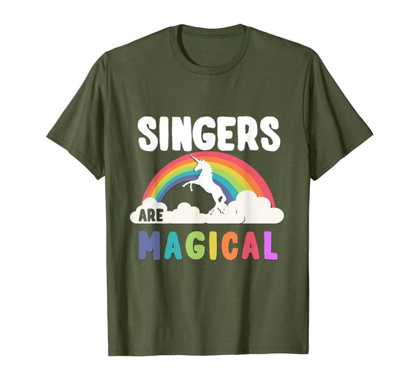 

singers are magical t-shirt, White;black