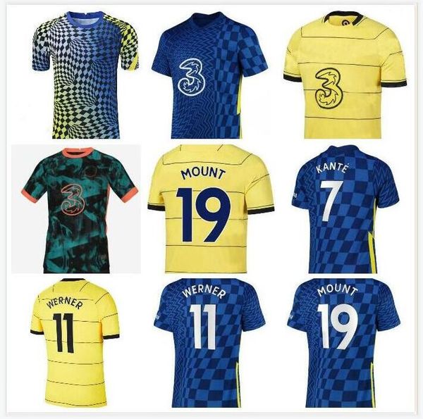 

21 22 pulisic soccer jersey 2022 2021 football shirts men kids uniform set kante, Black;yellow