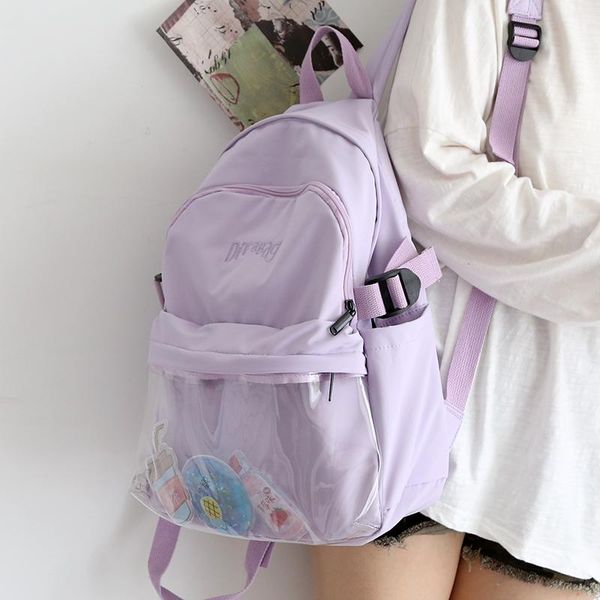 

backpack girl student kawaii fashion lady school bags teenager women nylon cute female book college trendy