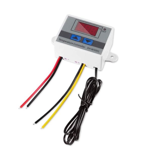 

smart home control digital led temperature controller module xh-w3001 thermostat switch+waterproof probe programmable heating cooling