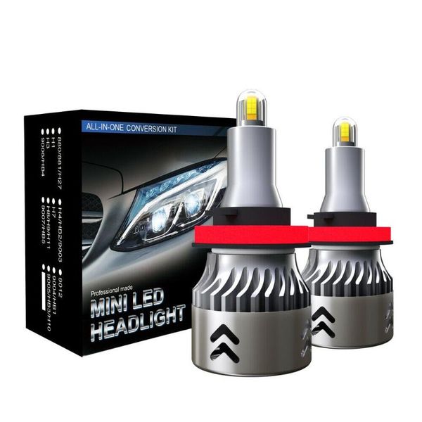 

working light lamp led headlight 9v-36v canbus rv truck white 1904 30000lm /pair