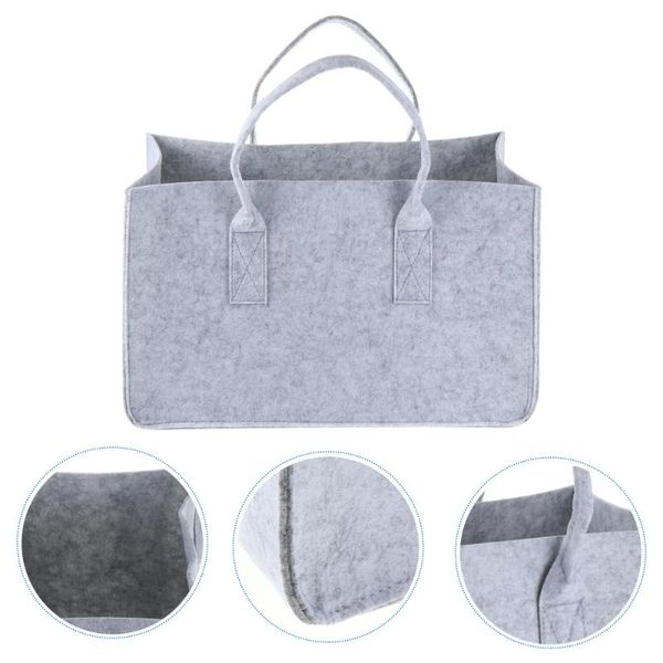 

storage bags 1pc portable felt pouch durable firewood bag for outside
