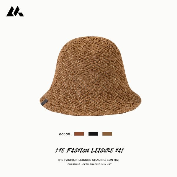 

double sided fisherman's hat for women's summer sunscreen sunshade cap