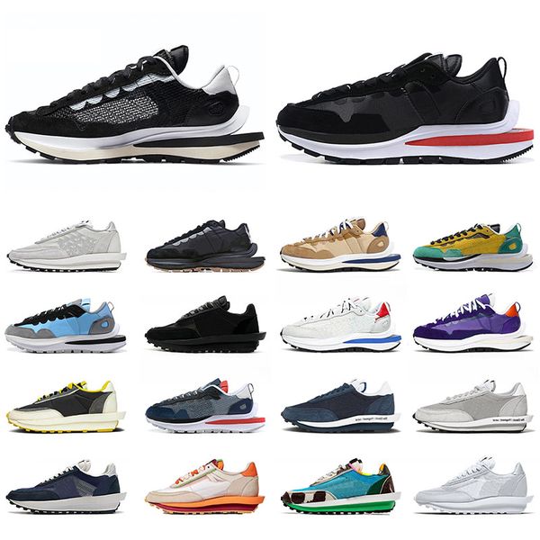 

2021 men women sacais x vaporwaffle ldv waffle running shoes trainers pegasus daybreak sports dark iris chunky pure platinum black grey whit